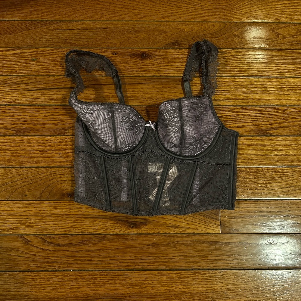 Victoria’s Secret Lace Longline Corset Bra | Extra Small